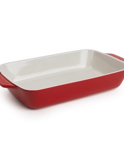 Large Stoneware Casserole Dish. 13 x 9 Inch
