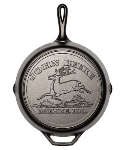 12 Inch Seasoned Cast Iron Skillet. John Deere Hometown