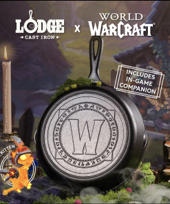 10.25 Inch Seasoned Cast Iron World of Warcraft Skillet