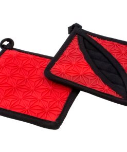 Silicone and Fabric Potholder