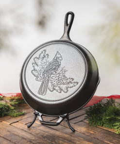 Lodge 10.25 Inch Seasoned Cast Iron Cardinal Skillet