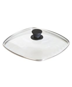 10.5 Inch Square Glass Lid