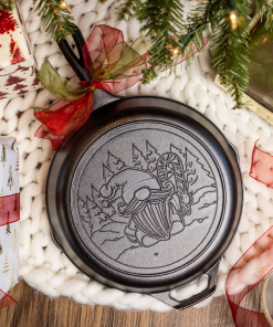 Lodge 10.25 Inch Seasoned Cast Iron Holiday Gnome Skillet?