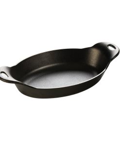 Heat-Treated 36 Ounce Oval Cast Iron Server?