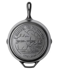 Lodge 12 Inch Seasoned Cast Iron Skillet. Spacious Skies