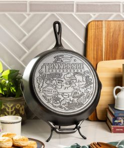 American Road Trip: 12 Inch Seasoned Cast Iron Skillet. Tennessee
