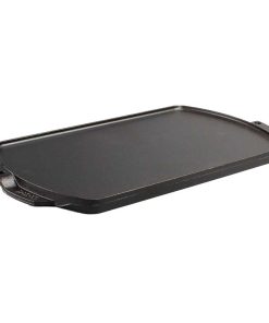 19 x 9.5 Inch Seasoned Cast Iron Reversible Grill/Griddle