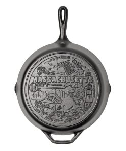 American Road Trip: 12 Inch Seasoned Cast Iron Skillet. Massachusetts