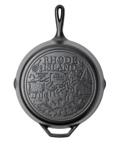 American Road Trip: 12 Inch Seasoned Cast Iron Skillet. Rhode Island