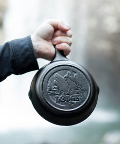 Wildlife Series? 6.5 Inch Cast Iron Wolf Skillet